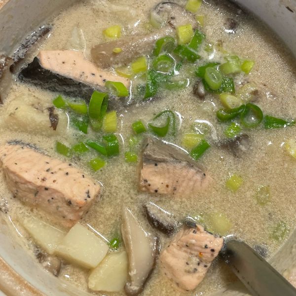 味噌馬鈴薯燉鮭魚 : Melissa Wu一起做