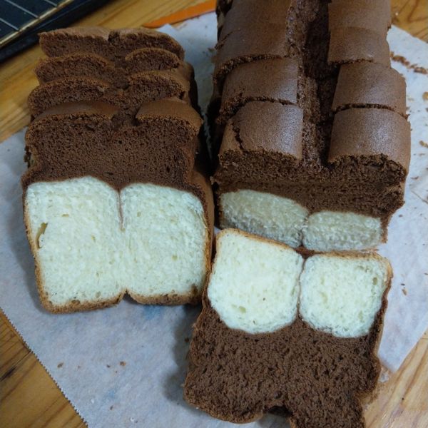 巧克力蛋糕吐司【麥典實作工坊麵包專用粉】:sabdra 一起做