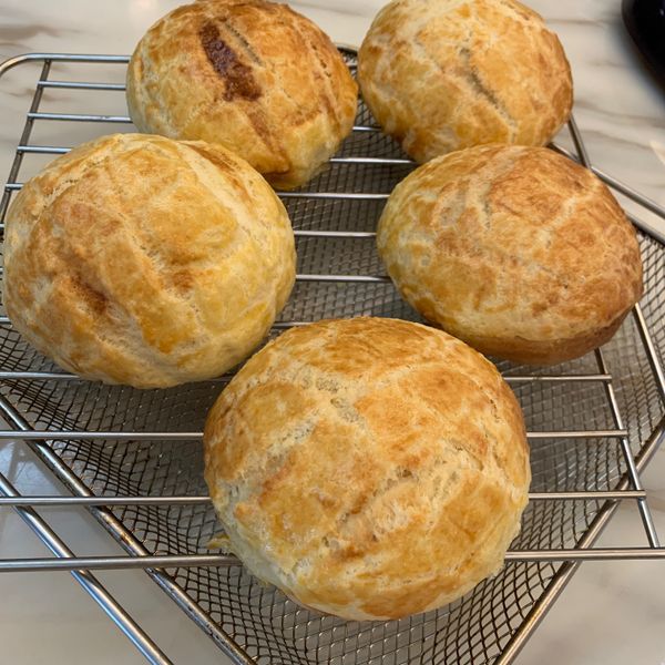 👩‍🍳湯種菠蘿麵包 : 李文陵一起做