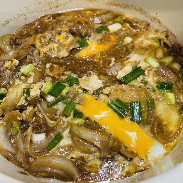 簡易版～牛肉丼飯：Emma 一起做