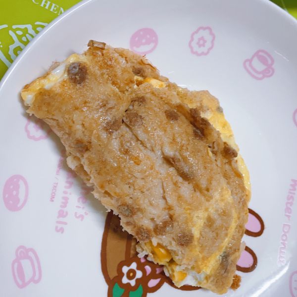 無麵粉燕麥蛋餅 : Hsin一起做