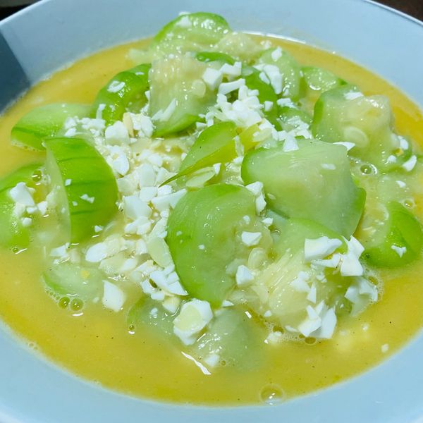 鹹蛋絲瓜 : 王郁涵一起做