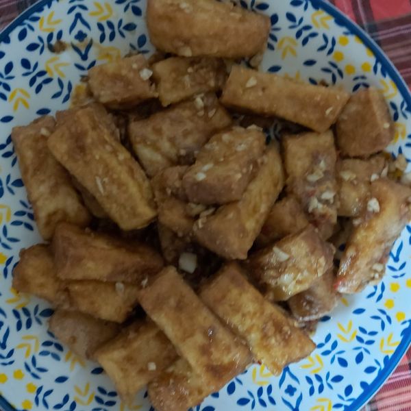 金沙豆腐 : 小香一起做