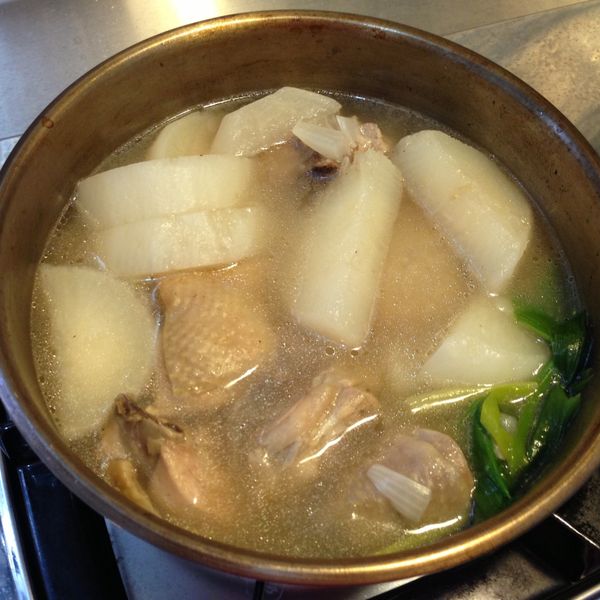 白蘿蔔雞湯：向陽麥子 一起做