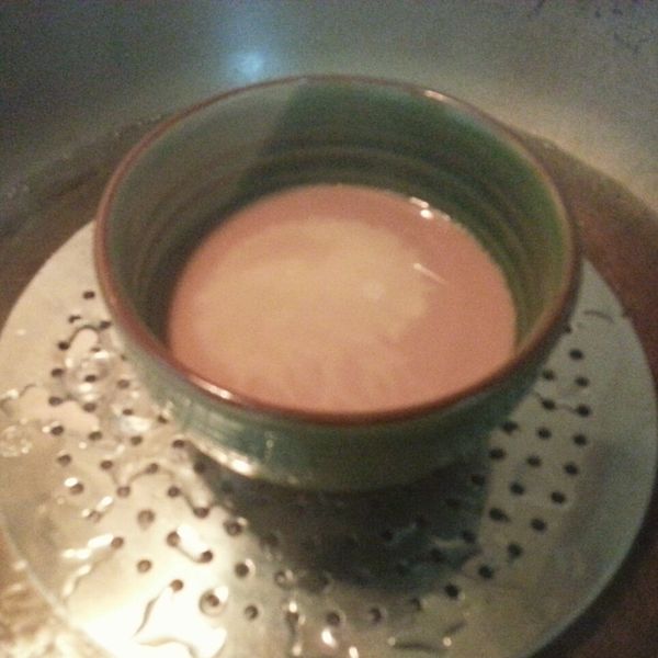 蒸雞蛋布丁 : 薑會辣一起做