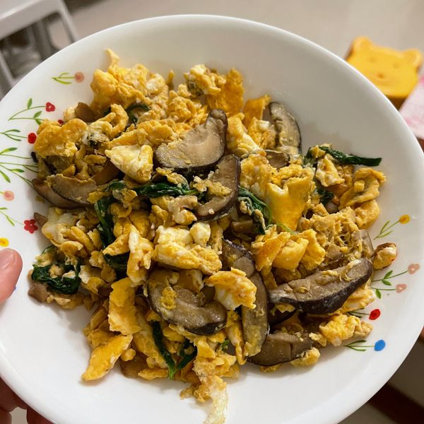 菇菇九層塔炒蛋【好菇道好食光】:yuh 一起做