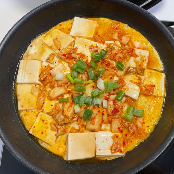 泡菜豆腐蛋：多米 一起做