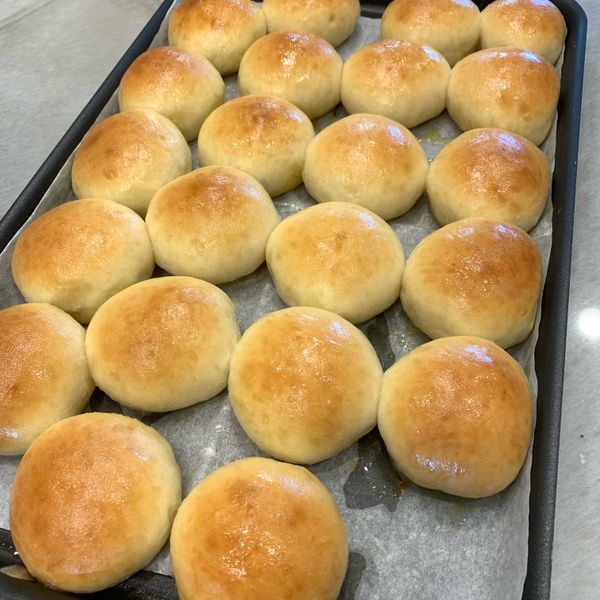 牛排套餐~奶油小餐包 : Lulu一起做