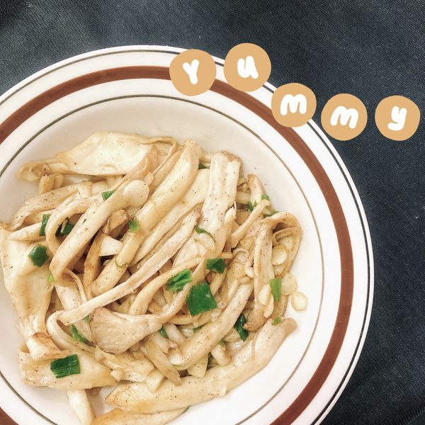 椒鹽杏鮑菇 : Liwen一起做