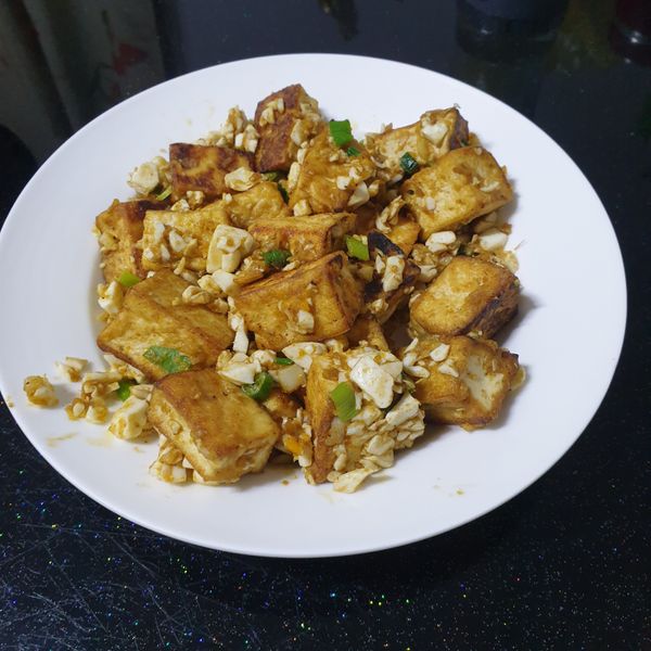 鹹蛋豆腐 : 語彤一起做