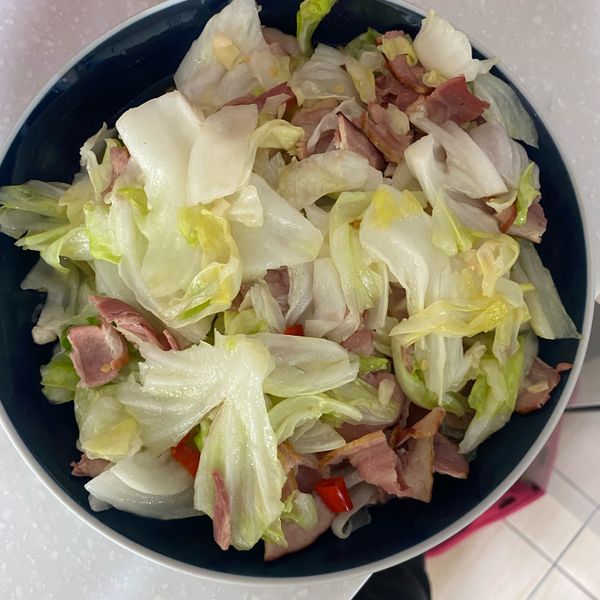 培根高麗菜：❤️萍萍❤️ 一起做