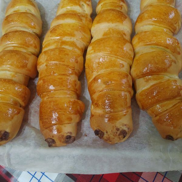 可愛的毛毛蟲麵包 : Kuokuo Kuo一起做