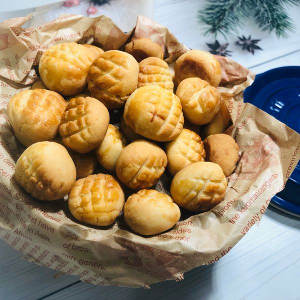 3樣食材-迷你菠蘿煉乳餅乾 : Che-Ching Lu一起做