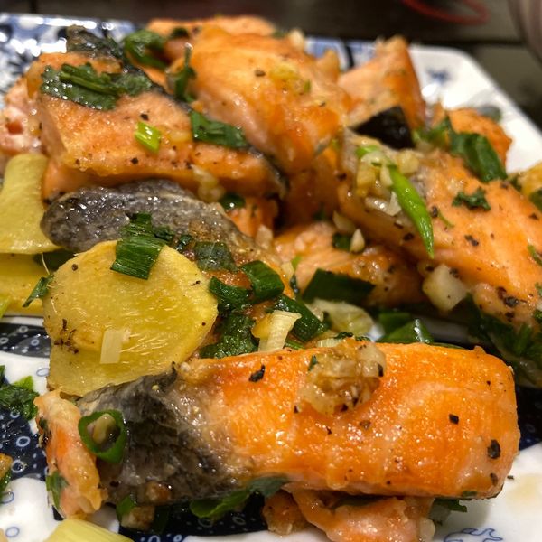 椒鹽鮭魚:Iris Lin 一起做