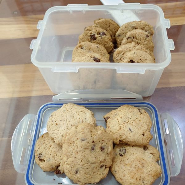 🍪可可口味巧克力豆餅乾✨：阿貞 一起做