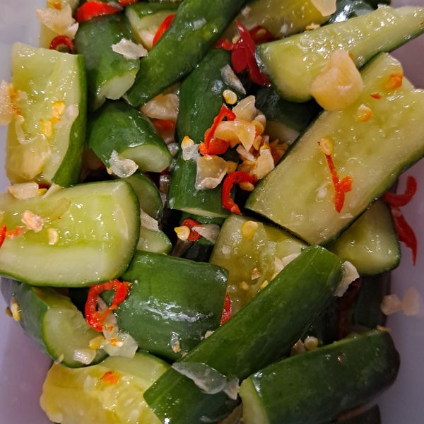 醃小黃瓜：coco 一起做