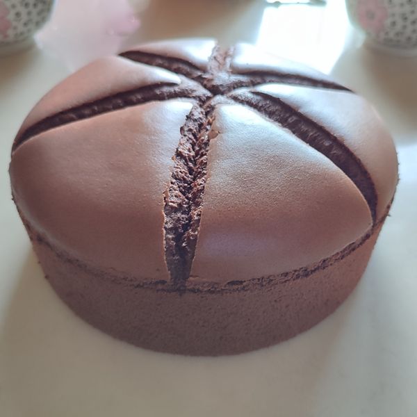 可可戚風蛋糕【影片】 : 睡美人一起做