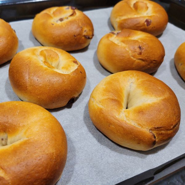 蔓越莓貝果 : 朵容一起做