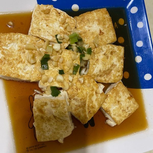 韓式煎豆腐 : 語宸一起做