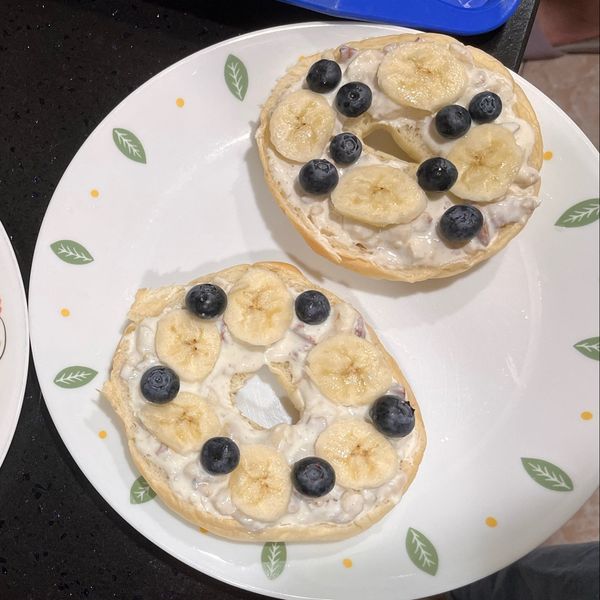 堅果優格香蕉貝果 : 林欣瑜一起做