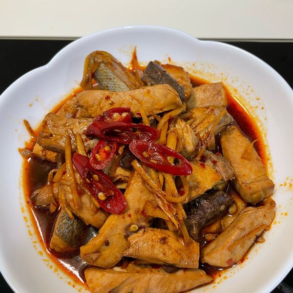 蒜香黑鮪魚 : sammi一起做