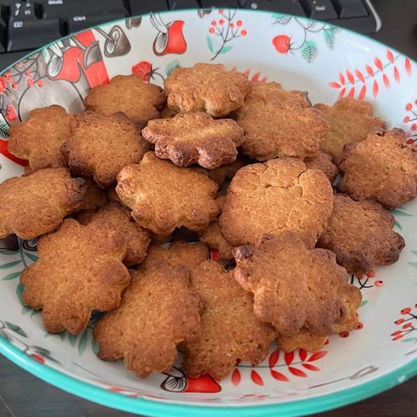 香脆咖啡餅乾 : 蘋果俞一起做