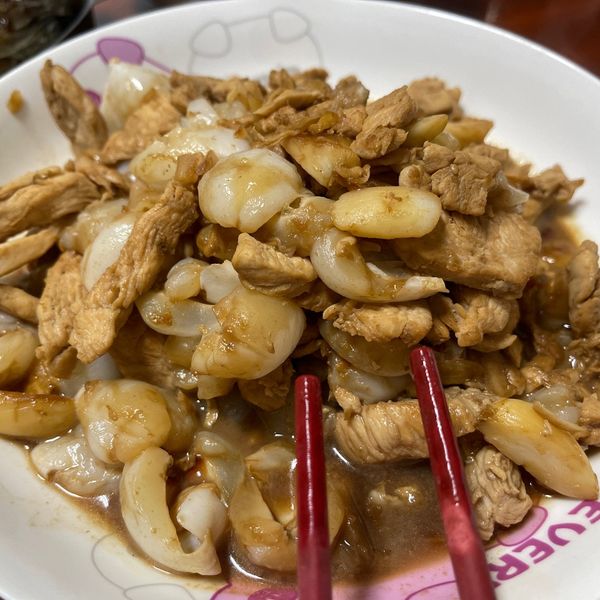 ㄚ芬的小廚房--荔枝雞枊：劉筱點 一起做