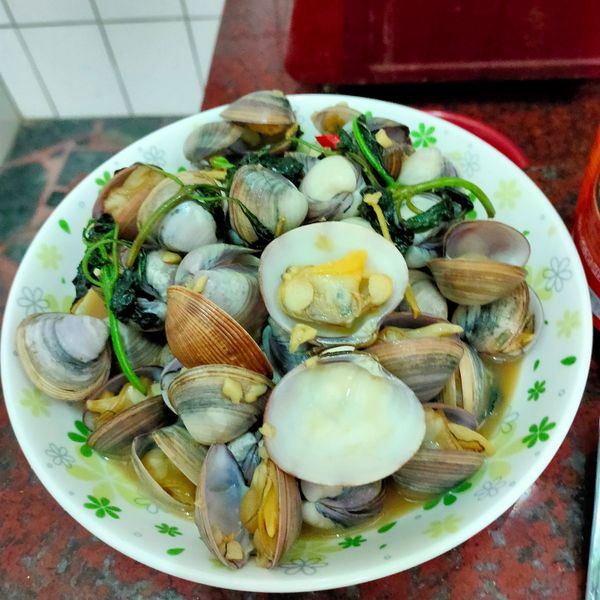 塔香蛤蜊：冰沁喵 一起做