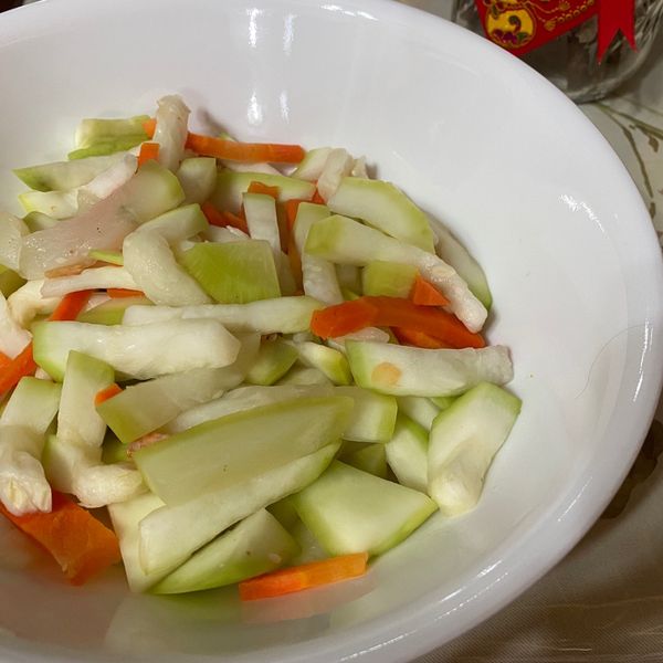 簡單好吃又少油煙-開陽胡瓜-電鍋版 : Christine一起做