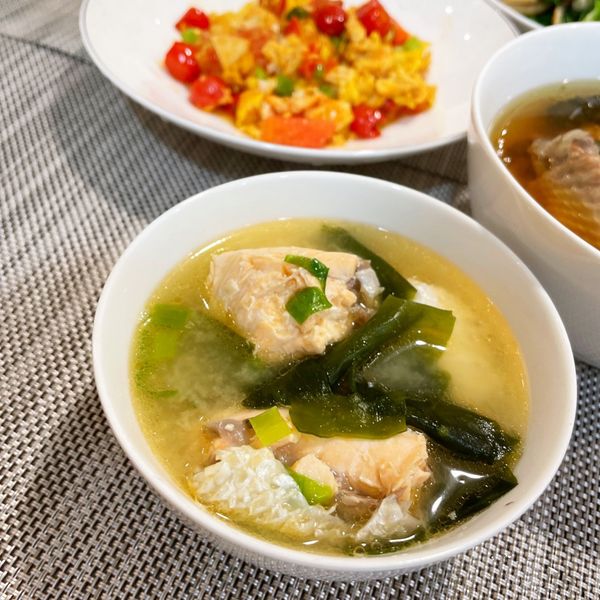 味噌鮭魚湯：Patty Lai 一起做