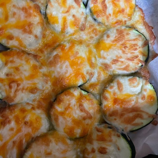 氣炸鍋-起司烤櫛瓜：郭靖怡 一起做