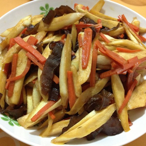 黃金玄米油-烏醋木耳筊白筍：Carol Wang 一起做