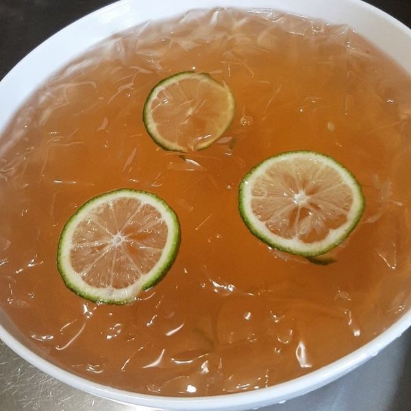 自製天然愛玉：培培 一起做