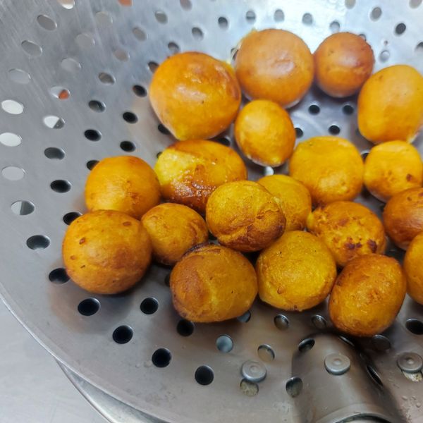 地瓜球 : 二寶媽珊珊小廚房一起做