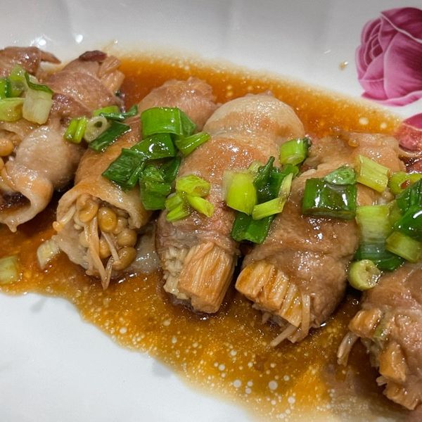 金針菇肉片捲 : Livia Chiu一起做