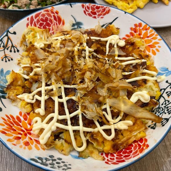 《日式》大阪燒（自製大阪燒醬） : 阿涵涵一起做