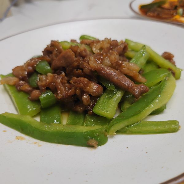 彩椒炒肉片 : Eva Chang一起做