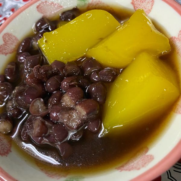 紅豆粉粿：紫薯芋泥 一起做