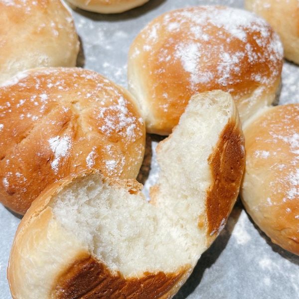 超鬆軟手撕牛奶麵包 放2-3天依然鬆軟 : Karena Lin一起做