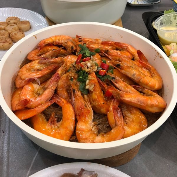 金讚鮮蝦粉絲煲【年菜料理】:Anita 一起做