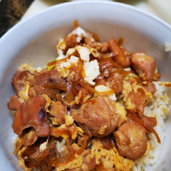 親子丼：Pamela Huang 一起做