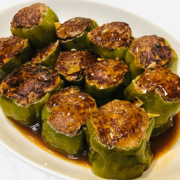 豬肉釀彩椒 : Jean一起做