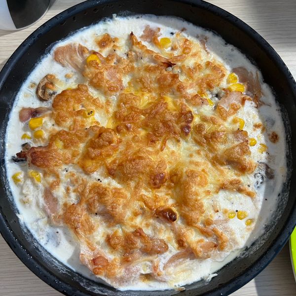 蘑菇培根醬佐烤土司~『飛利浦氣炸鍋』：音音 一起做