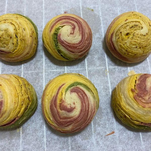 彩虹蛋黃酥 : Frances Fu一起做