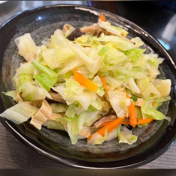 豆皮炒高麗菜 : 呂丁丁一起做