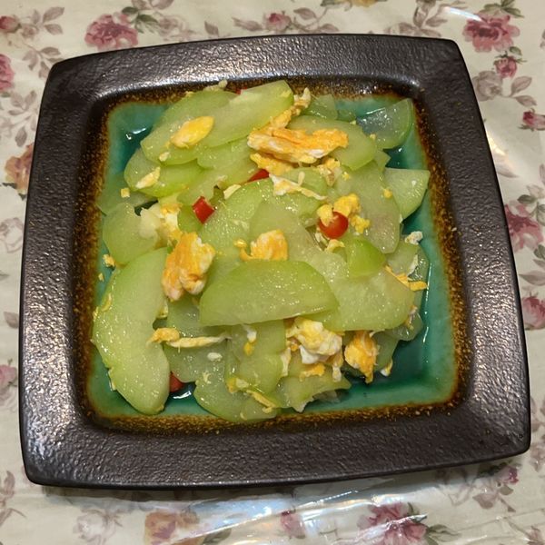 佛手瓜炒蛋：♡Chen Angel♡ 一起做