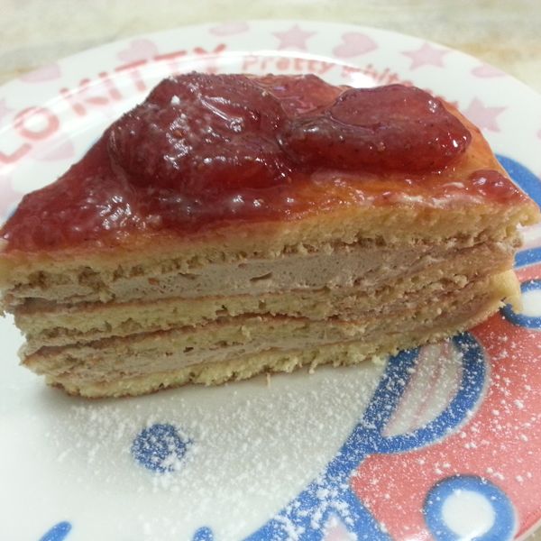 咖啡千層蛋糕 : 幸柔一起做