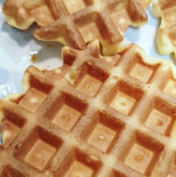 「外脆內軟」超級簡單的酥脆華夫餅 : Isabelle Chen一起做