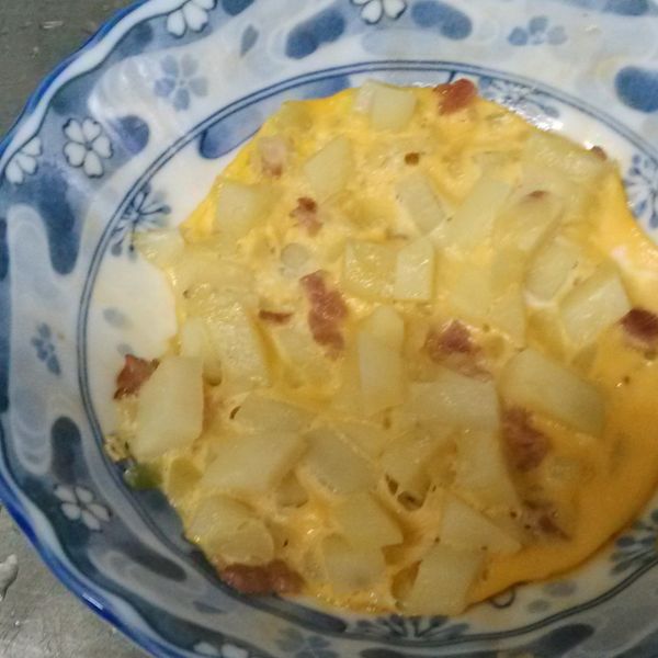 Mimi♥培根馬鈴薯烘蛋 : PLee Lee一起做