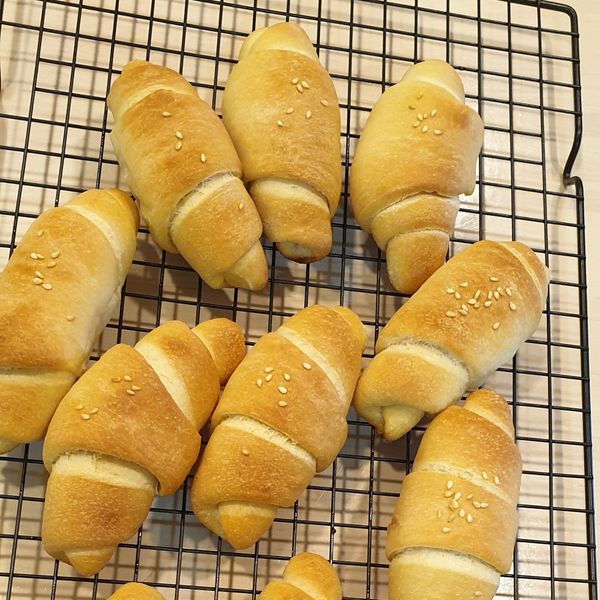 👩‍🍳鹽可頌奶油捲 : Huei-Chuan Hsu一起做